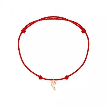 Золотой браслет с фианитами