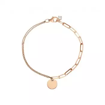 Золотой браслет с фианитами