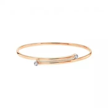 Золотой браслет с фианитами