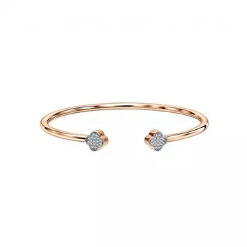 Золотой браслет с фианитами