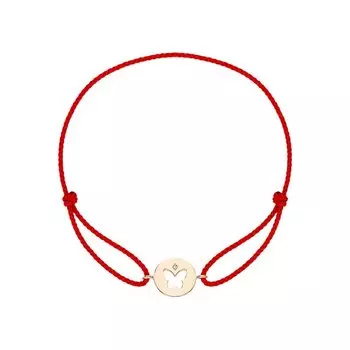 Золотой браслет с фианитами