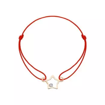 Золотой браслет с фианитами