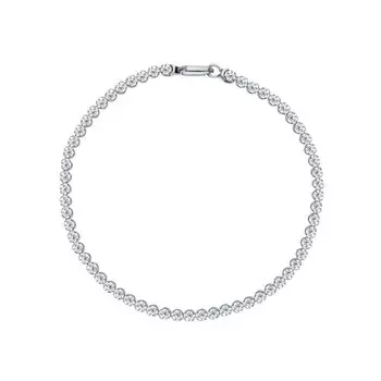 Золотой браслет с фианитами