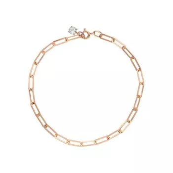 Золотой браслет с фианитами