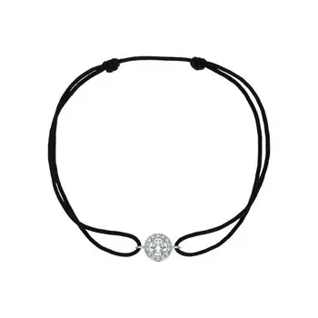 Золотой браслет с фианитами