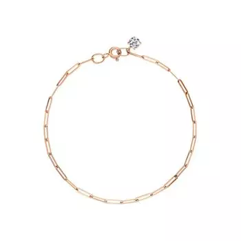 Золотой браслет с фианитами