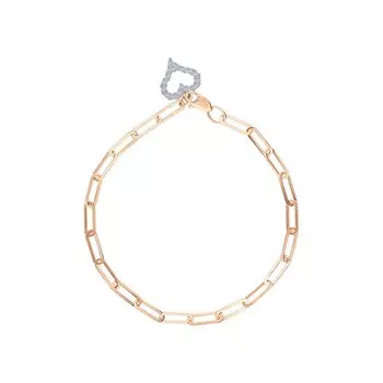 Золотой браслет с фианитами