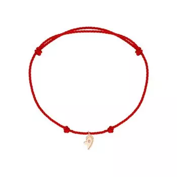 Золотой браслет с фианитами