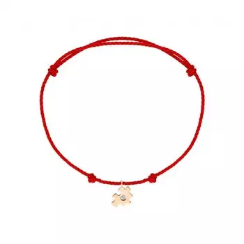 Золотой браслет с фианитами