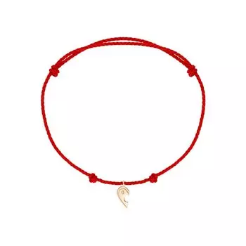 Золотой браслет с фианитами