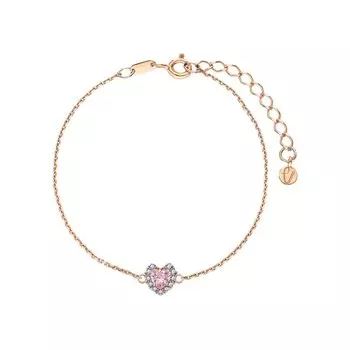 Золотой браслет с фианитами