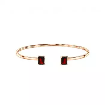 Золотой браслет с гранатами природными