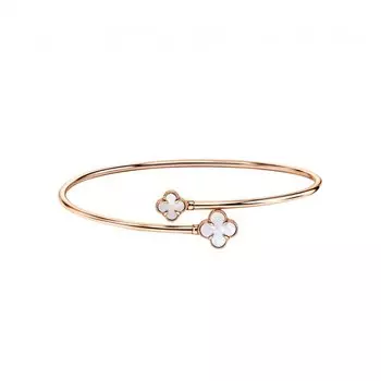 Золотой браслет с перламутром природным