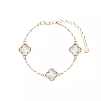 Золотой браслет с перламутром природным