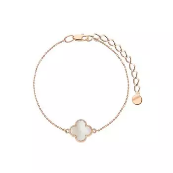 Золотой браслет с перламутром природным