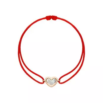 Золотой браслет с перламутром природным