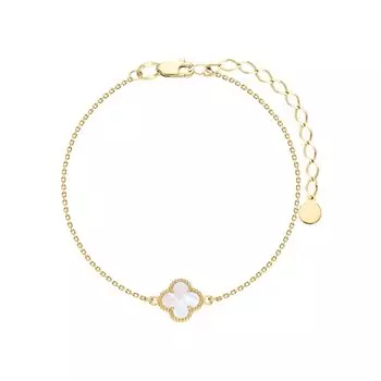 Золотой браслет с перламутром природным