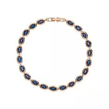 Золотой браслет с топазами природными