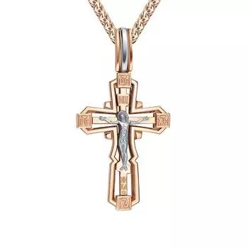 Золотой крест-подвеска