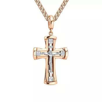 Золотой крест-подвеска