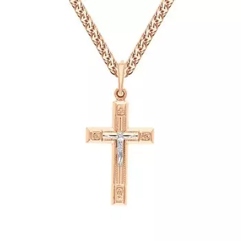 Золотой крест-подвеска