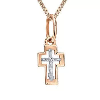 Золотой крест-подвеска