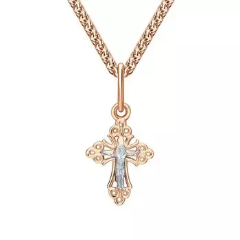 Золотой крест-подвеска