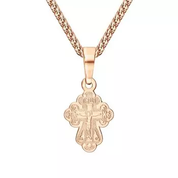 Золотой крест-подвеска