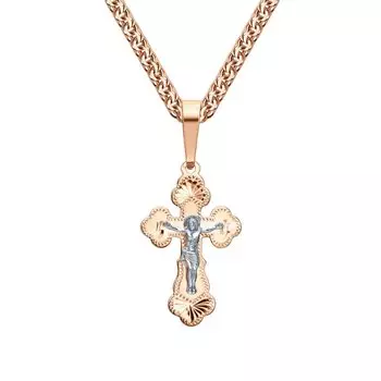 Золотой крест-подвеска