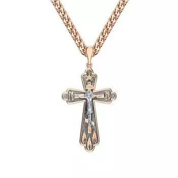 Золотой крест-подвеска