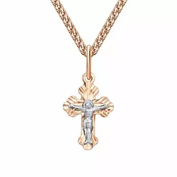 Золотой крест-подвеска