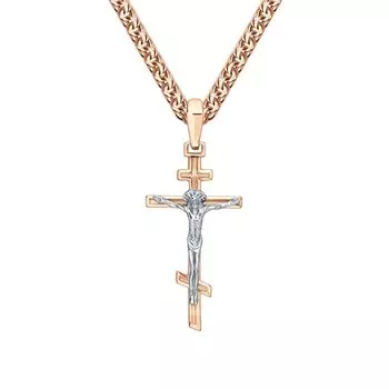 Золотой крест-подвеска