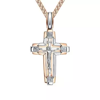 Золотой крест-подвеска