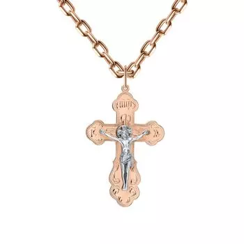 Золотой крест-подвеска