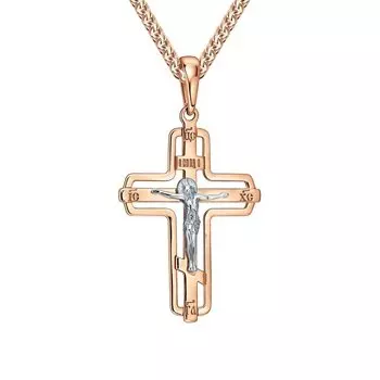 Золотой крест-подвеска