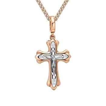 Золотой крест-подвеска