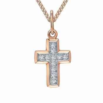 Золотой крест-подвеска