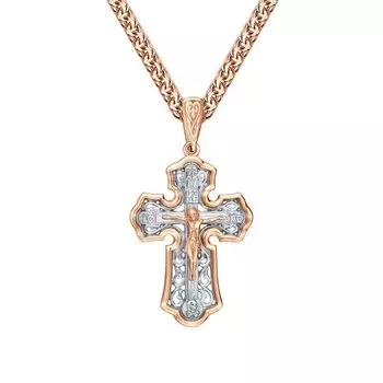 Золотой крест-подвеска