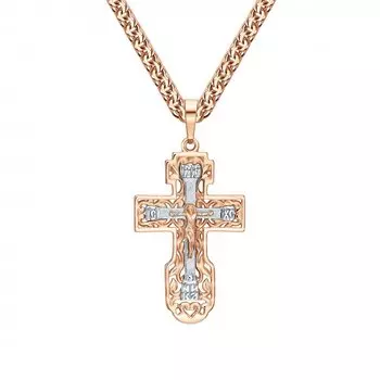 Золотой крест-подвеска