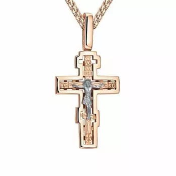 Золотой крест-подвеска