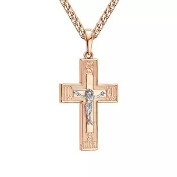 Золотой крест-подвеска