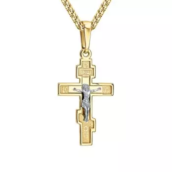 Золотой крест-подвеска