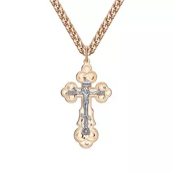 Золотой крест-подвеска