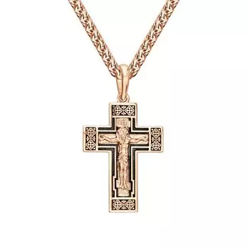 Золотой крест-подвеска