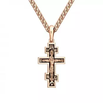 Золотой крест-подвеска