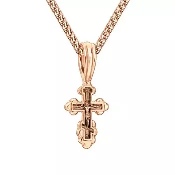 Золотой крест-подвеска