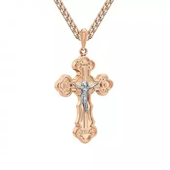 Золотой крест-подвеска