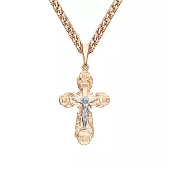 Золотой крест-подвеска