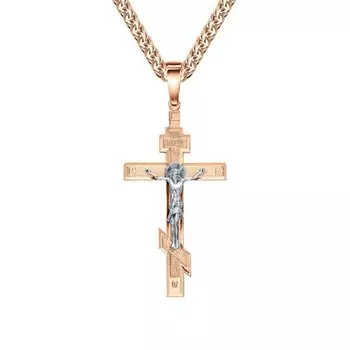 Золотой крест-подвеска