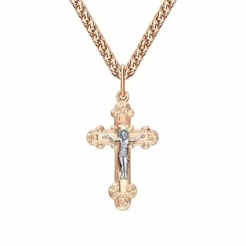 Золотой крест-подвеска